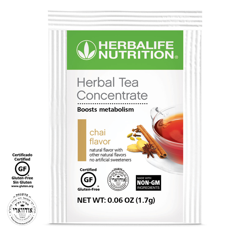 Herbal Tea Concentrate: Chai with non-GM Ingredient 30 Packets
